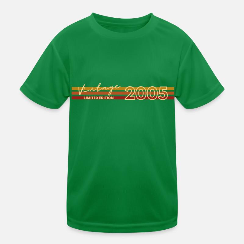 BORN IN 2005 Kids Functional T-Shirt