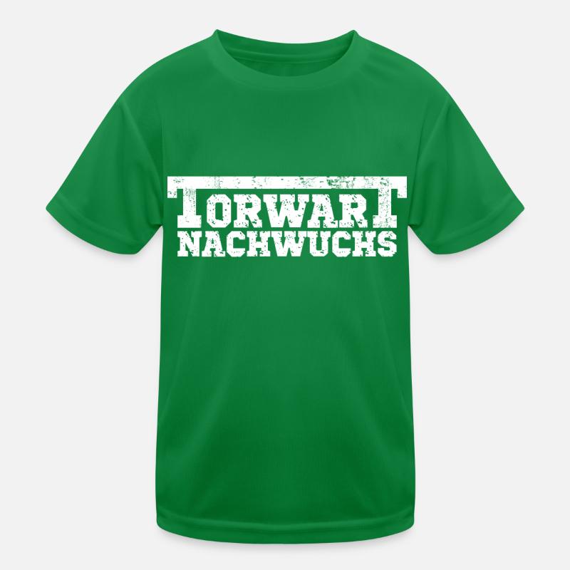 Fußball Torwart Torhüter Baby Junge Nachwuchs Kinder Funktions-T-Shirt