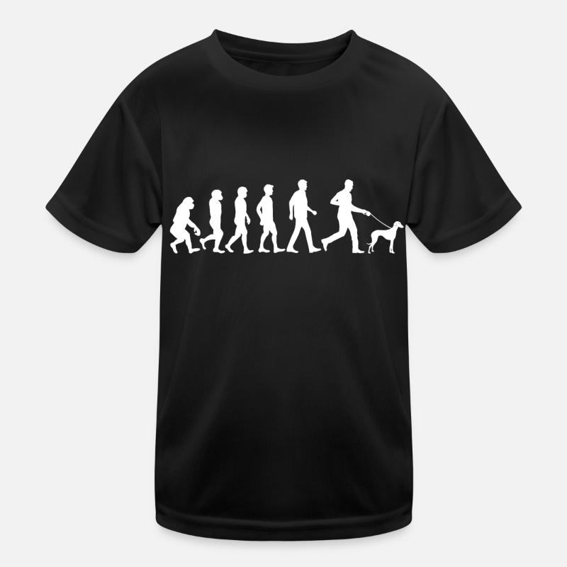 Sloughi Hund Evolution Hundebesitzer Kinder Funktions-T-Shirt