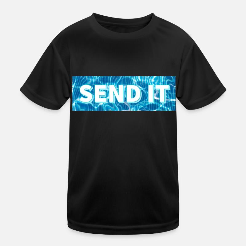 Logo de la boîte SEND IT T-shirt sport Enfant