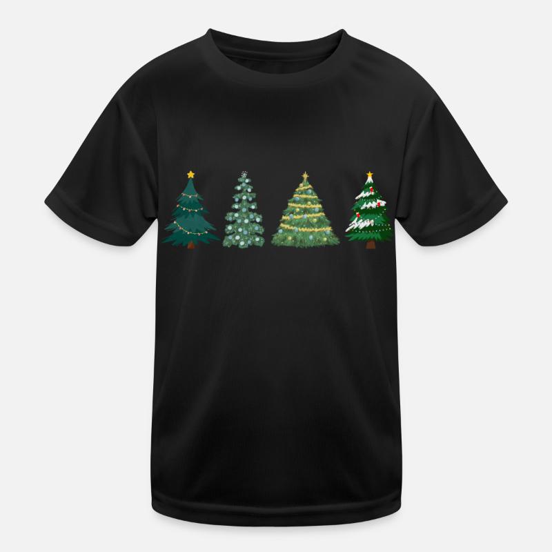 Weihnachtsbäume Geschenkidee Kinder Funktions-T-Shirt