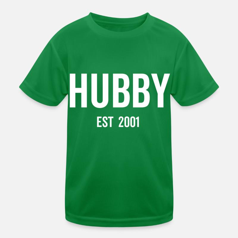 Hubby Est 2001 T-shirt sport Enfant