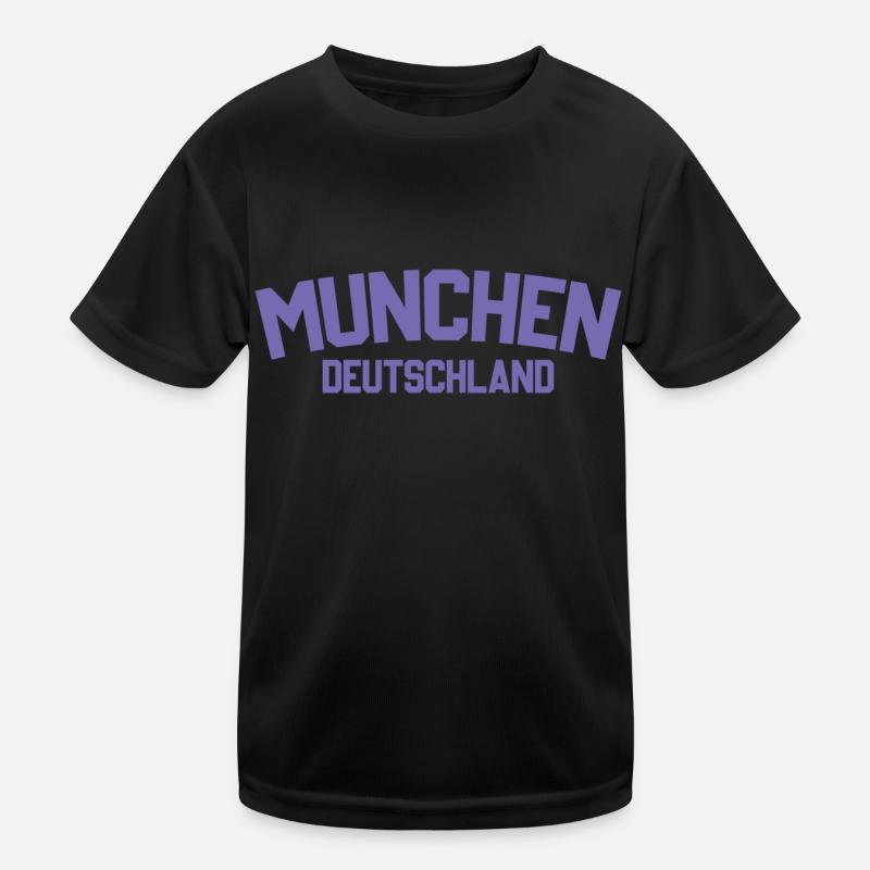 München Deutschland Kinder Funktions-T-Shirt