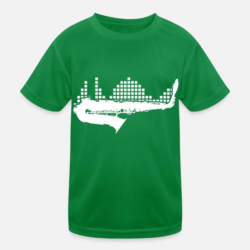 Saxophon Kinder Funktions-T-Shirt