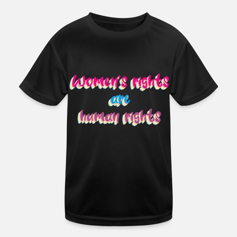 Women's rights - Kids Functional T-Shirt - black