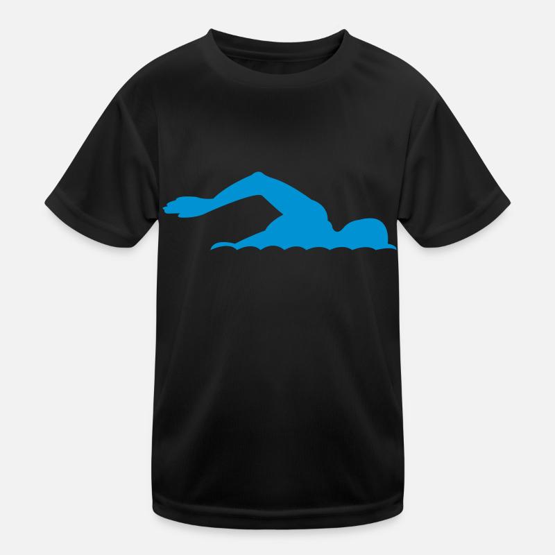swimming Kids Functional T-Shirt
