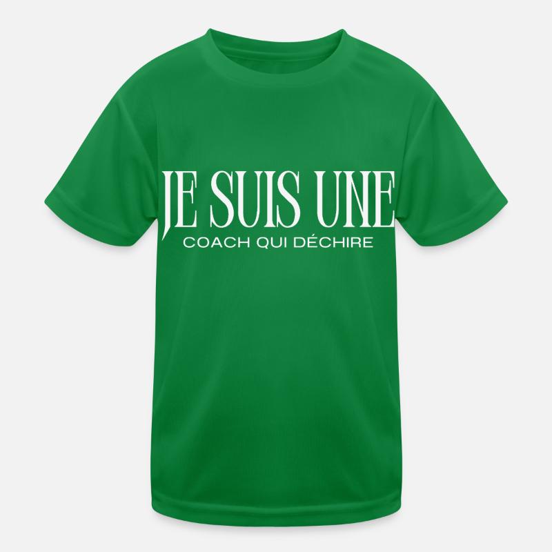 Ich bin ein Trainer, der rockt Kinder Funktions-T-Shirt