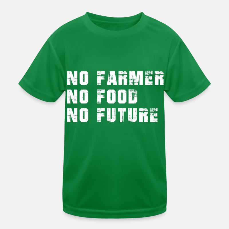 Bauer Retro Landleben Landwirt Geschenk Spruch Kinder Funktions-T-Shirt