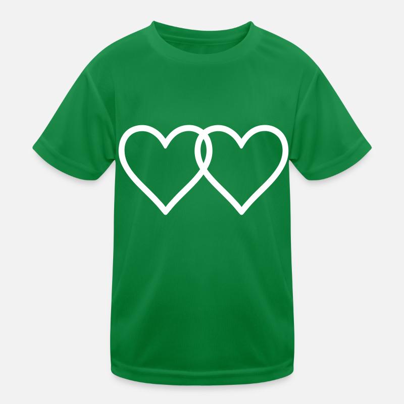 Herzen Liebe Symbol Kinder Funktions-T-Shirt