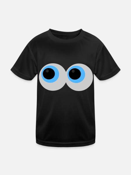 Eyes - Kids Functional T-Shirt - black