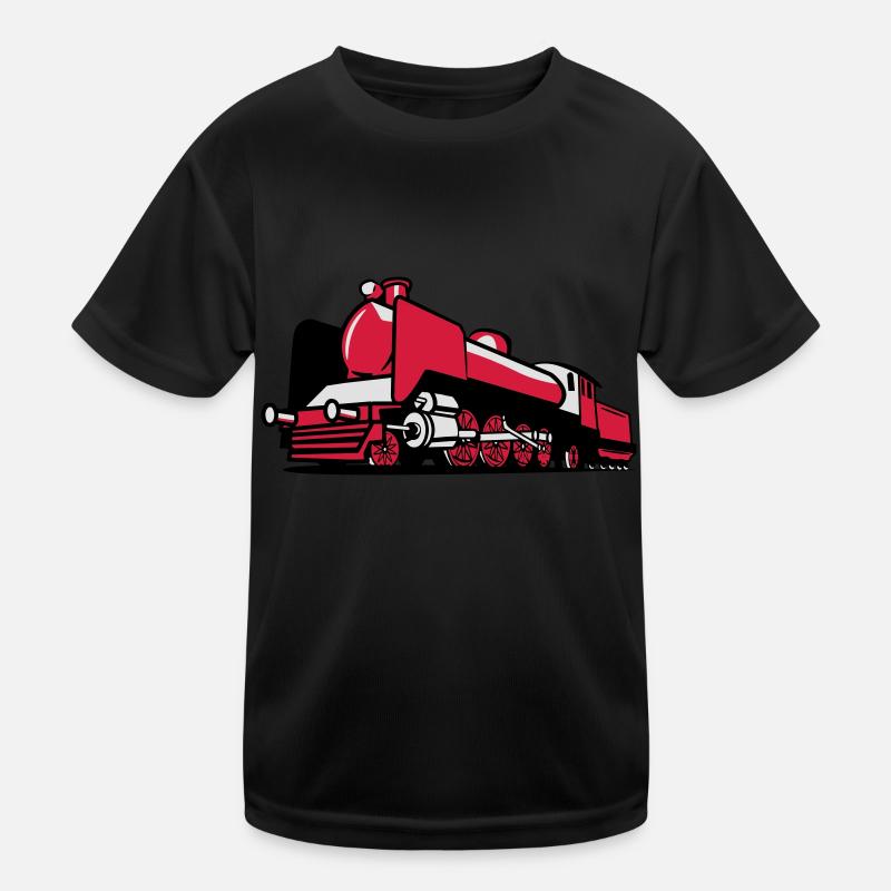 dampflok chemin de fer tendre T-shirt sport Enfant