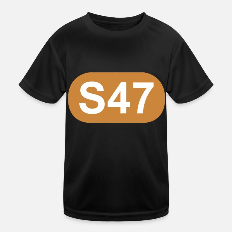 S-Bahn Berlin S47 Kinder Funktions-T-Shirt