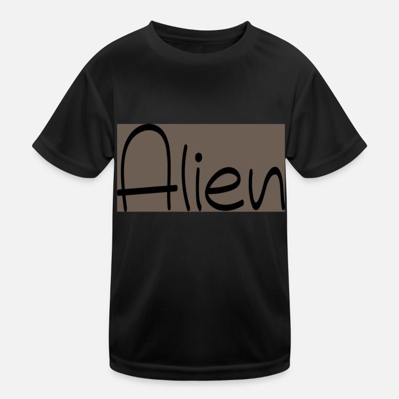 Alien Kinder Funktions-T-Shirt