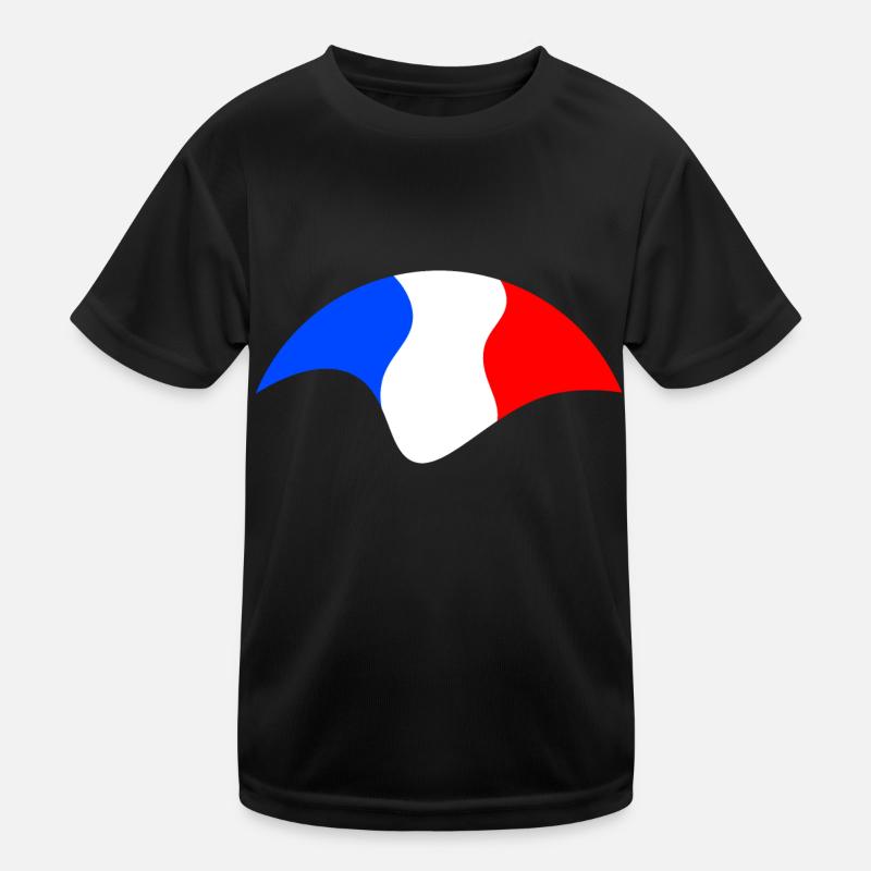 Drapeau Français T-shirt sport Enfant