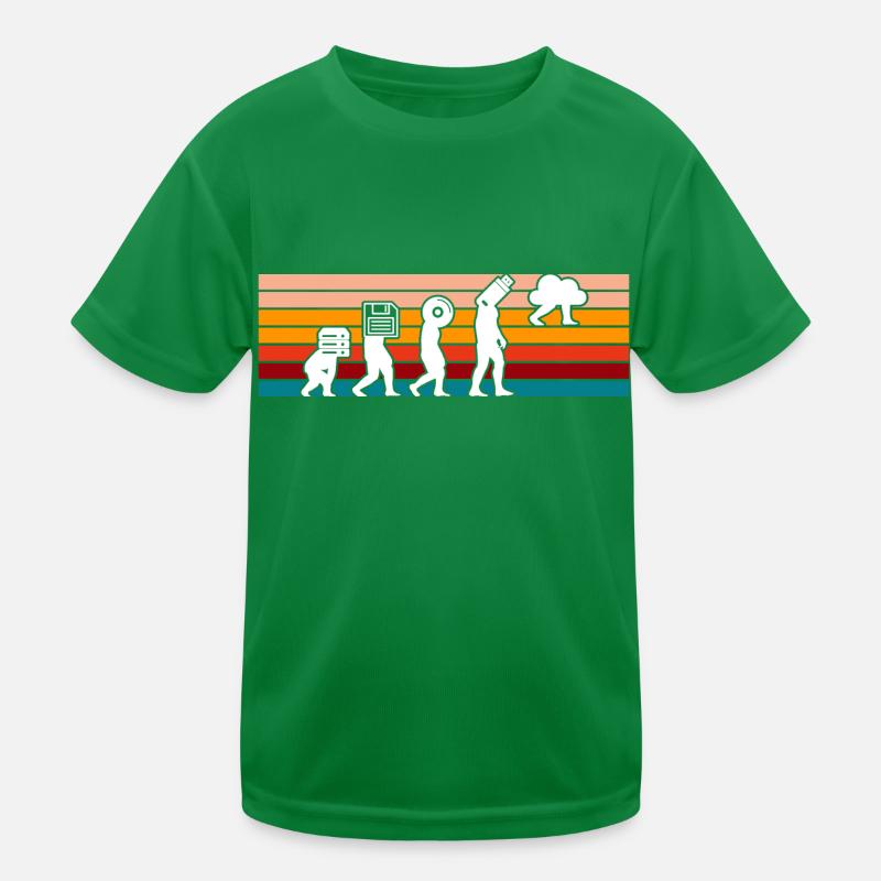 Evolution Of Man Coding Software Developer Program Kinder Funktions-T-Shirt