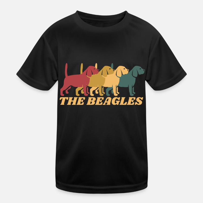 Beagle Dog Retro Vintage T-shirt sport Enfant