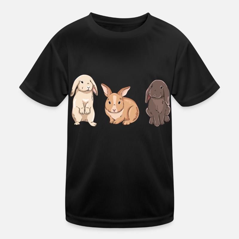 Conception de lapin mignon pour les propriétaires de lapins T-shirt sport Enfant