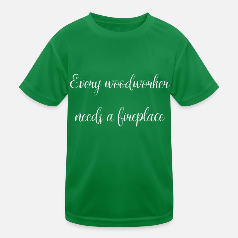 Badge Bday Forester Bûcheron Tronçonneuse Grappin T-shirt sport Enfant