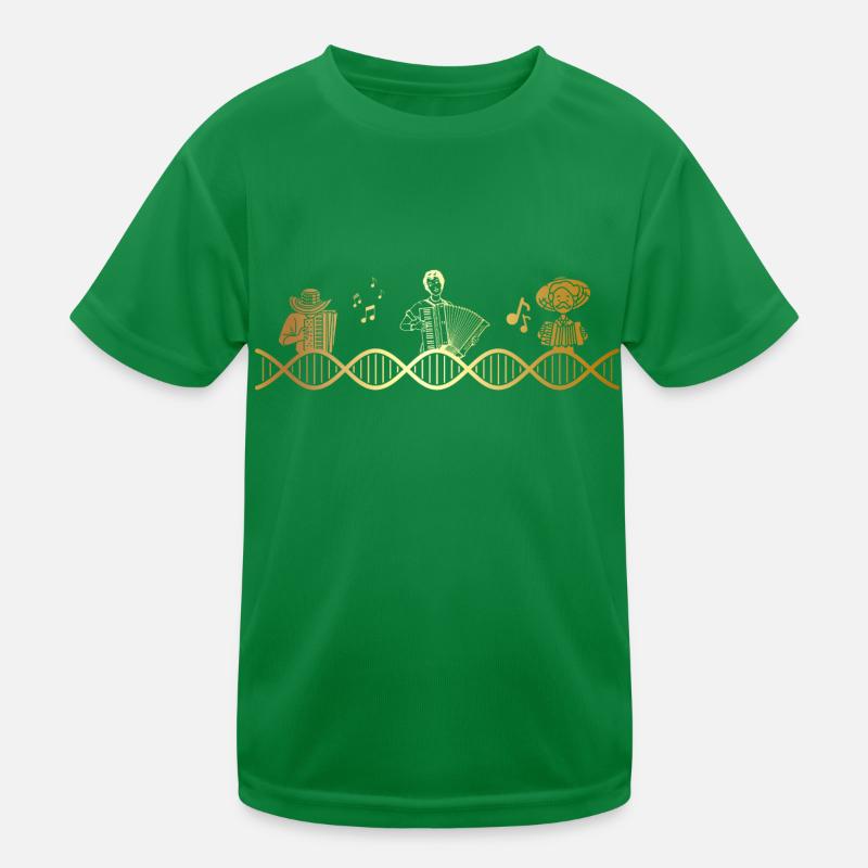 Accodeon is in my DNA Kids Functional T-Shirt