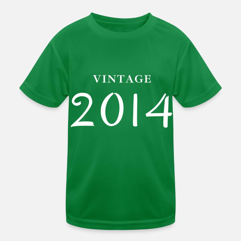 Vintage 2014 - Anniversary Gift Idea Kids Functional T-Shirt