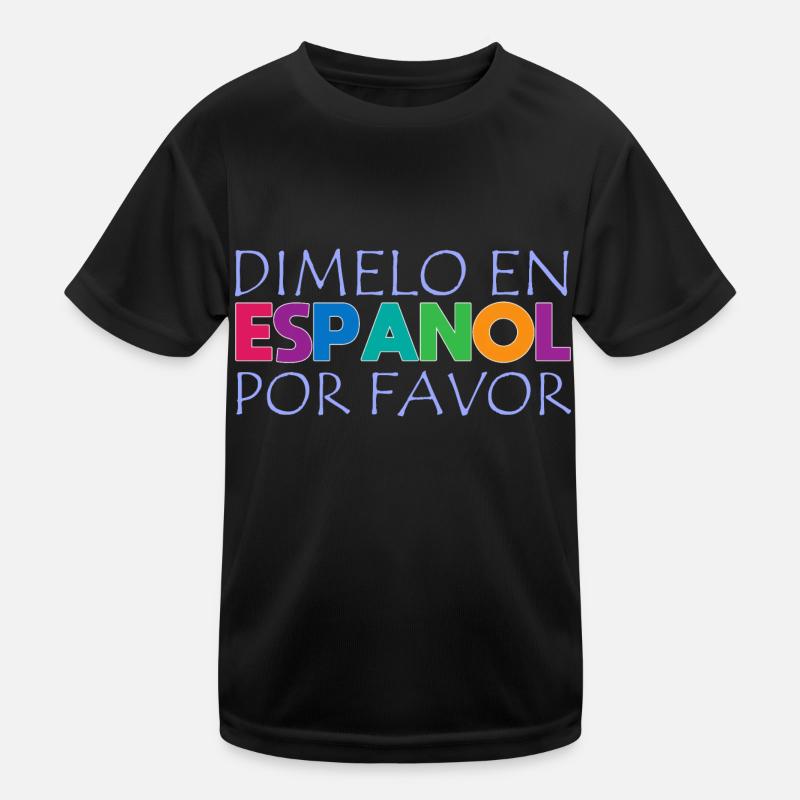 Spanish Spanish Teacher Language Kids Functional T-Shirt
