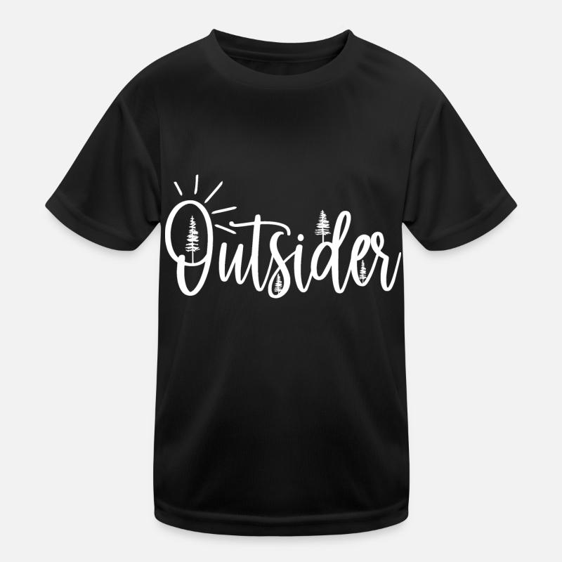 Outsider Outdoors Aventure Camping Randonnée T-shirt sport Enfant
