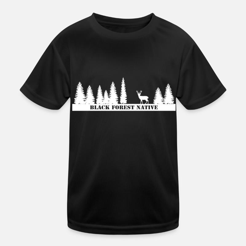 Black Forest Native - Kids Functional T-Shirt - black