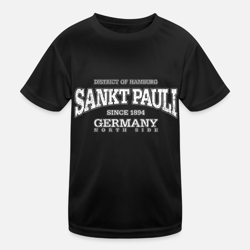Sankt Pauli (à l'ancienne blanc) T-shirt sport Enfant