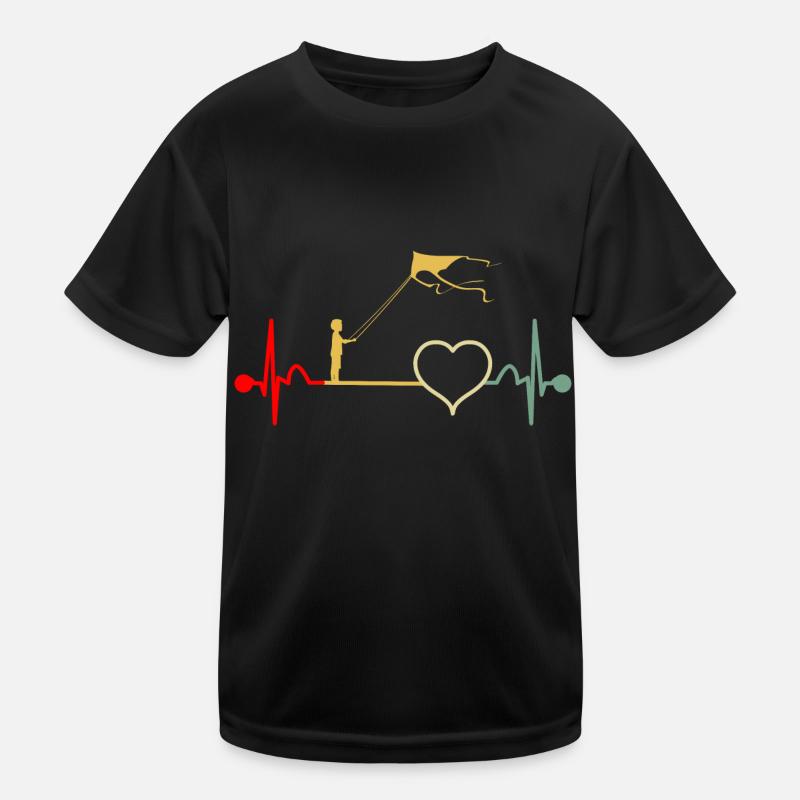 Delta Du Dragon Montez coeur T-shirt sport Enfant