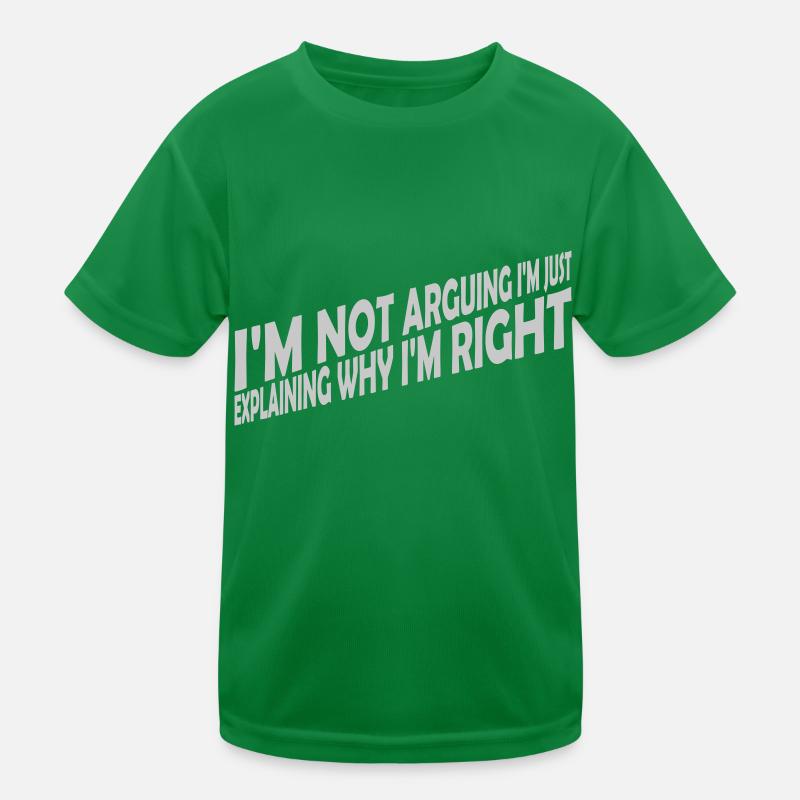 Je ne discute pas T-shirt sport Enfant