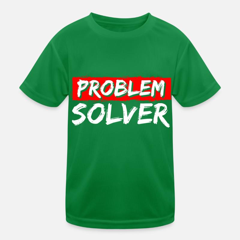 Solution Funny No problem Kids Functional T-Shirt