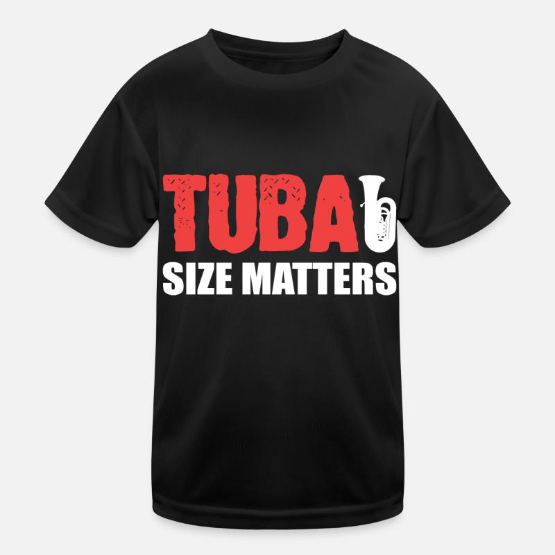 Tuba Size Matters Instrumentalist Gift Kids Functional T-Shirt