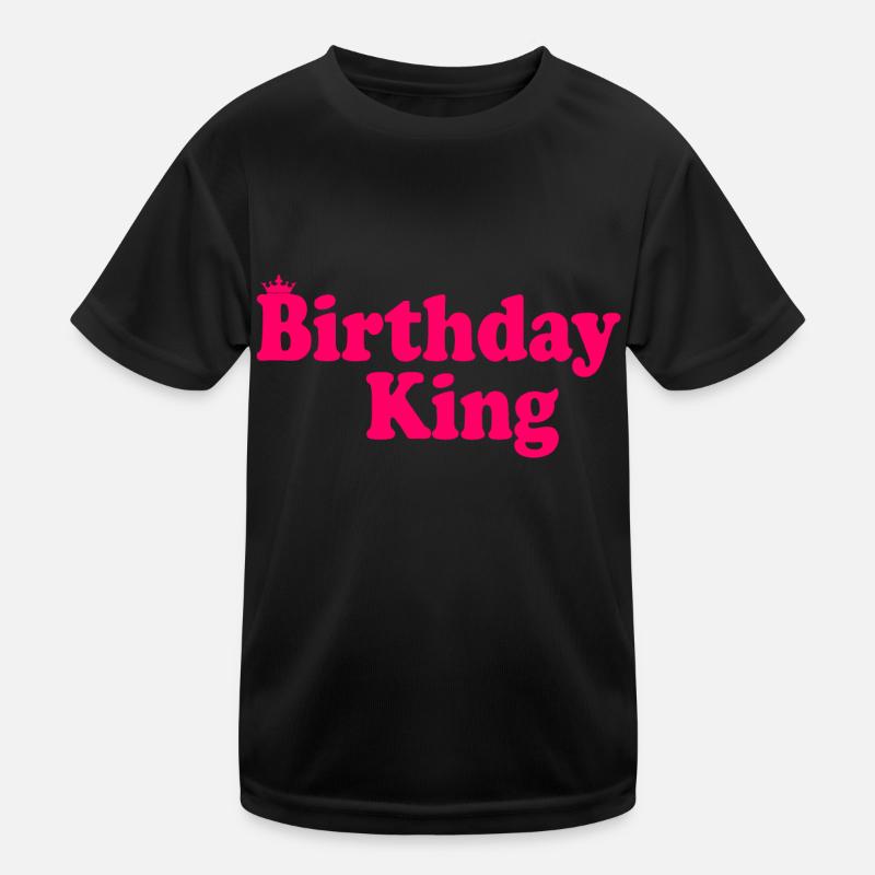 Birthday king T-shirt sport Enfant