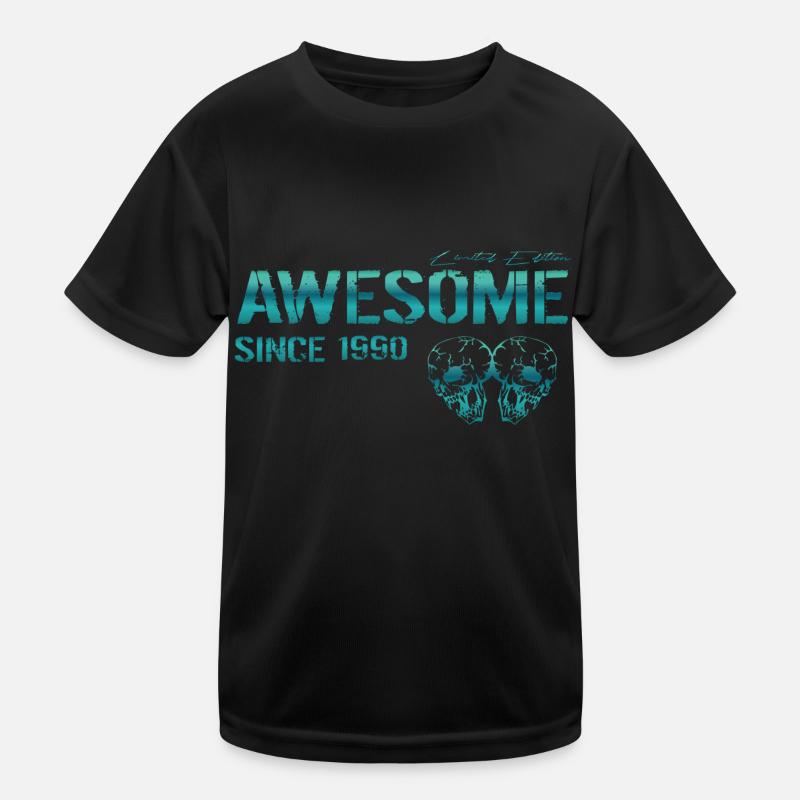 Awesome since 1990 Gift - Kids Functional T-Shirt - black