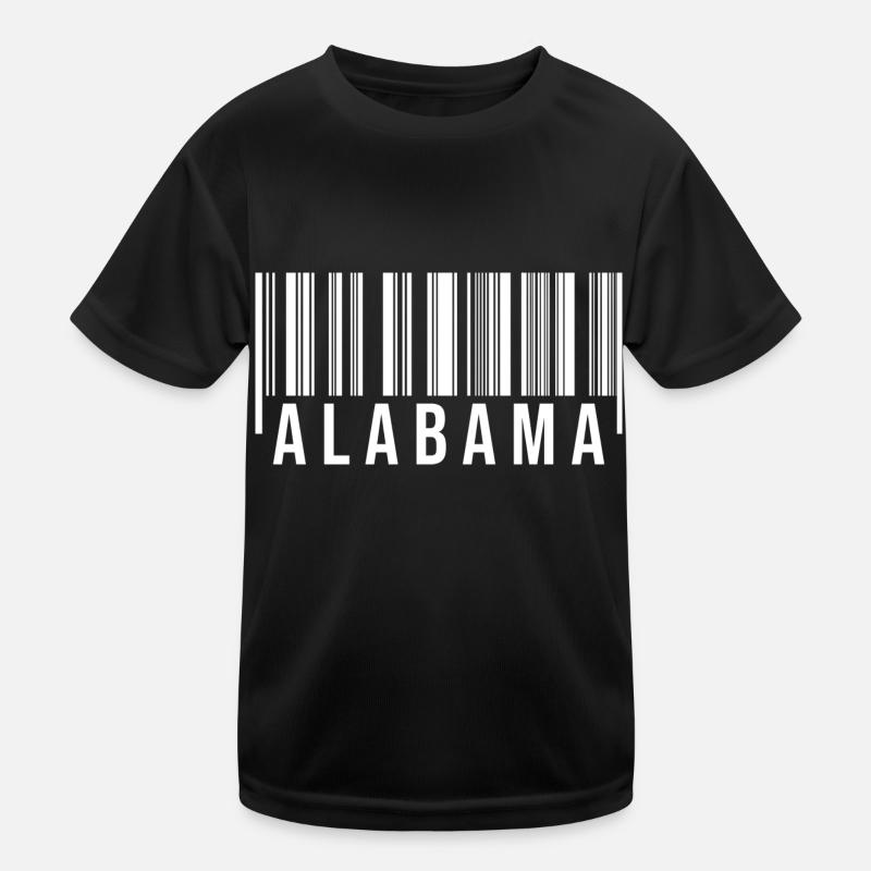 Alabama Barcode Kids Functional T-Shirt
