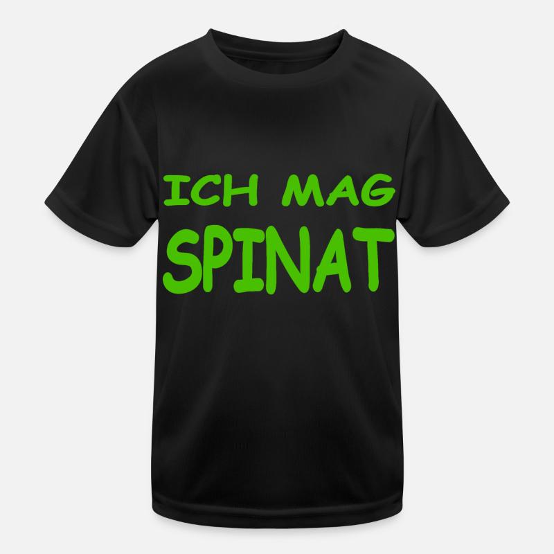Spinat Kinder Funktions-T-Shirt