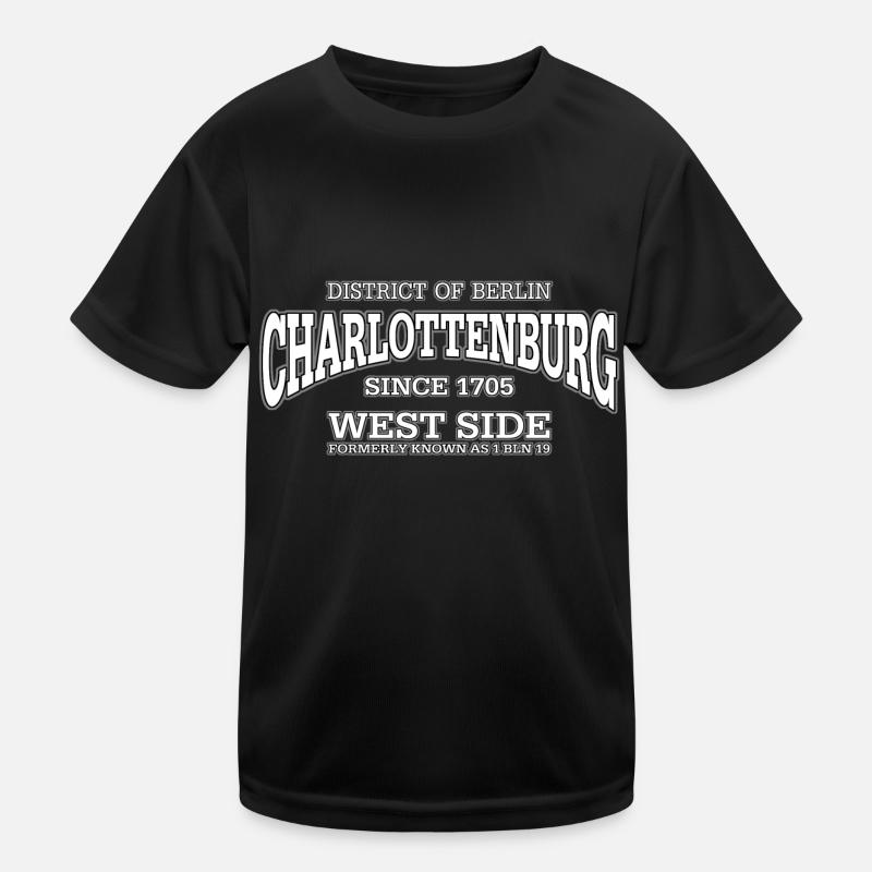 Charlottenburg Berlin West Side (blanc) T-shirt sport Enfant