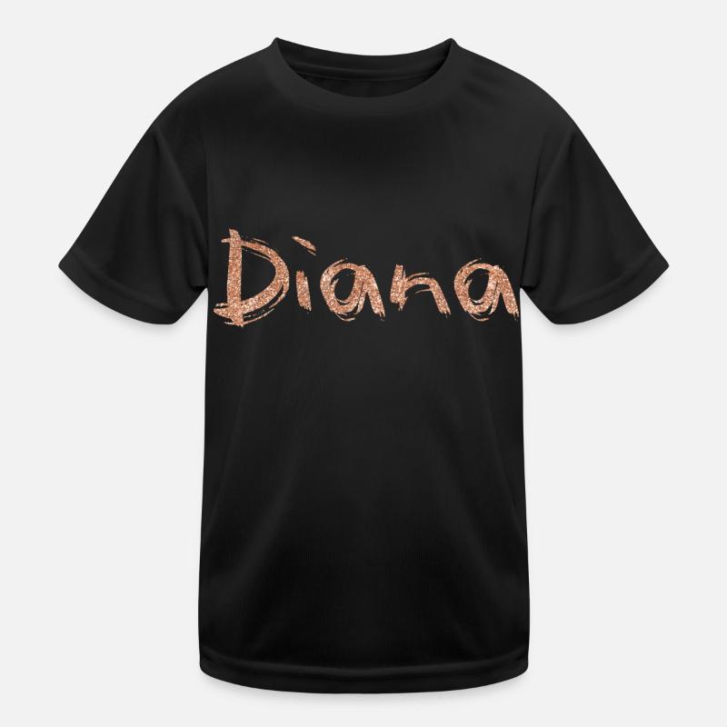 Name lettering Diana Kids Functional T-Shirt