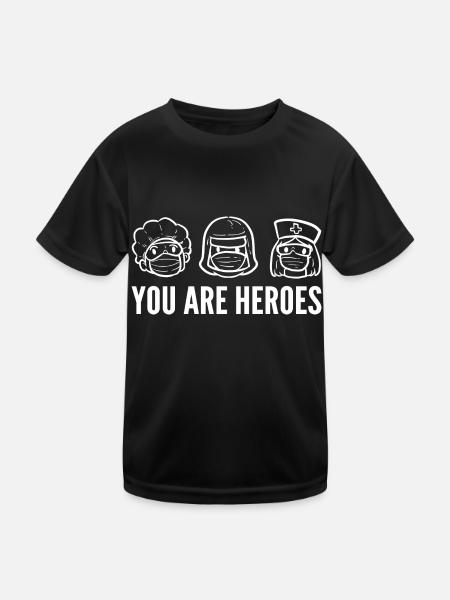 You are Heroes Nurse Poison - Kids Functional T-Shirt - black - Front