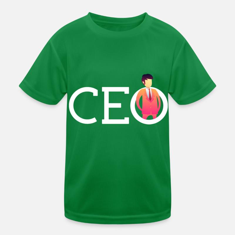 Pdg chef de la conception pour un chef de la direction T-shirt sport Enfant