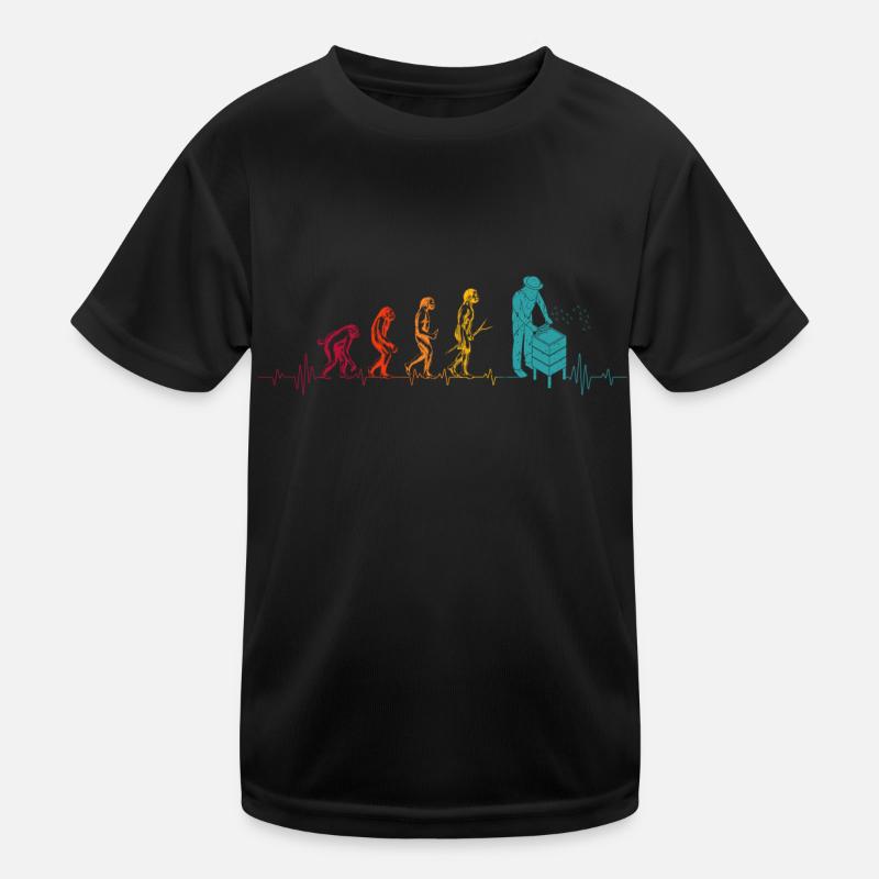 Evolution Imker Shirt - Geschenk Bienenzüchter Imk Kinder Funktions-T-Shirt
