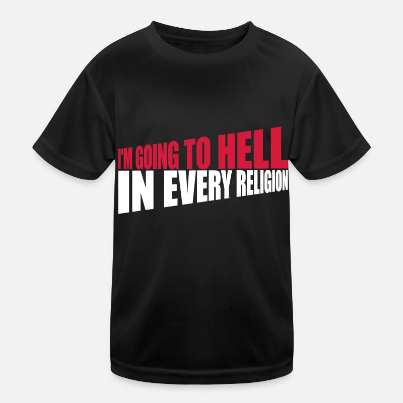 in going to hell Kids Functional T-Shirt
