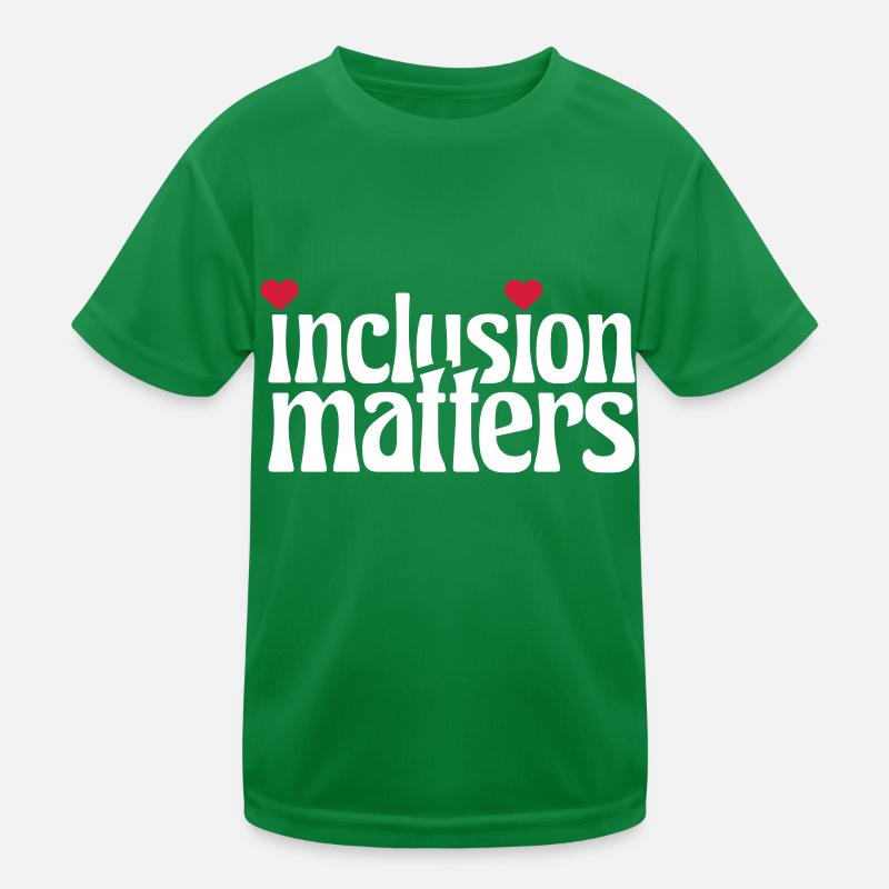 inclusion matters Logo Quote Kids Functional T-Shirt
