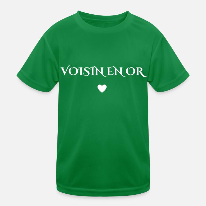 voisin en or T-shirt sport Enfant