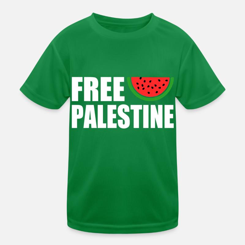 Free palestine Kids Functional T-Shirt