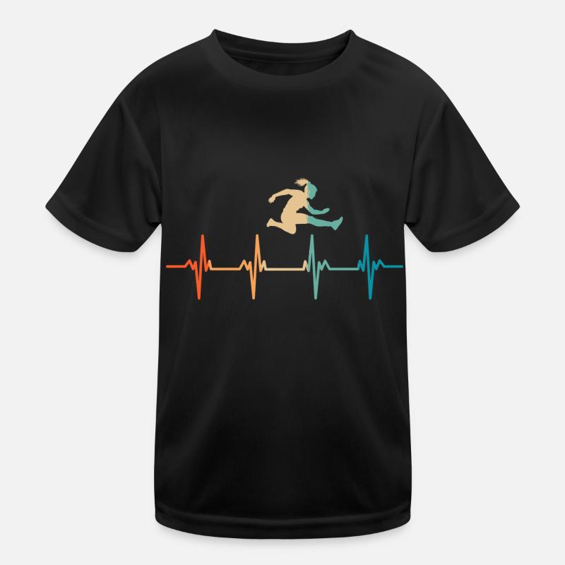 Herzschlag-Sprung Kinder Funktions-T-Shirt