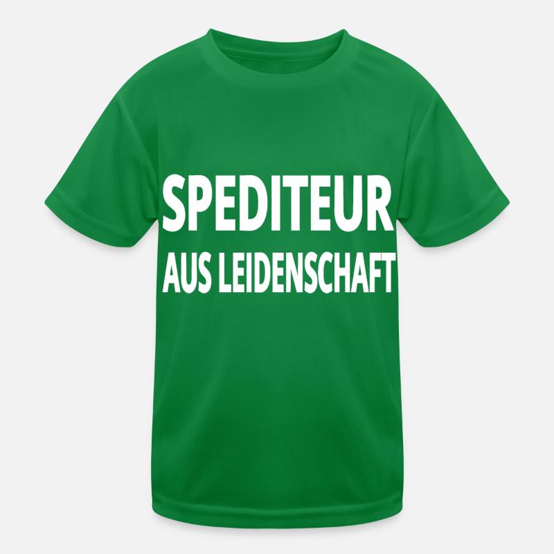 Spediteur Kinder Funktions-T-Shirt