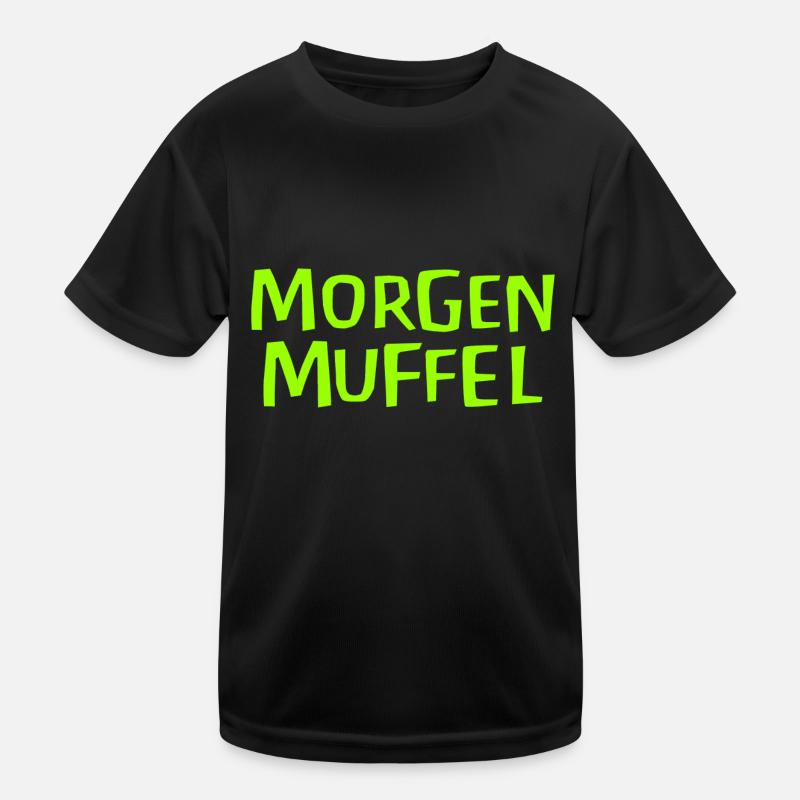 Morgenmuffel Kinder Funktions-T-Shirt
