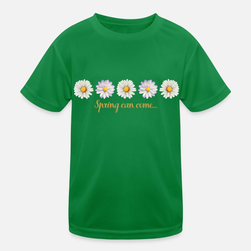 Spring can come... Kids Functional T-Shirt