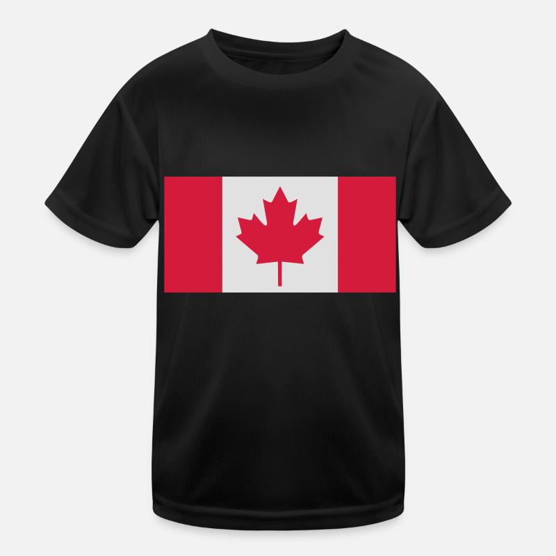 Canada drapeau T-shirt sport Enfant